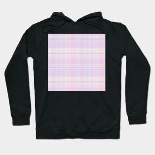 Pastel Aesthetic Iona 2 Hand Drawn Textured Plaid Pattern Hoodie